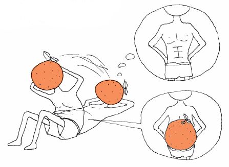 뱃살 빼기에는 복근 운동이 최고?