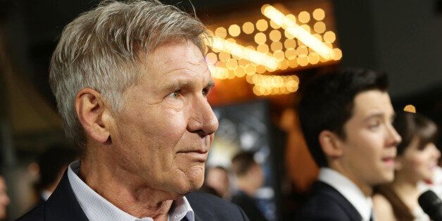 Harrison Ford seen at Summit Entertainment's Los Angeles Premiere of 'Ender's Game', on Monday, Oct, 28, 2013 in Los Angeles. (Photo by Eric Charbonneau/Invision for Summit Entertainment/AP Images)