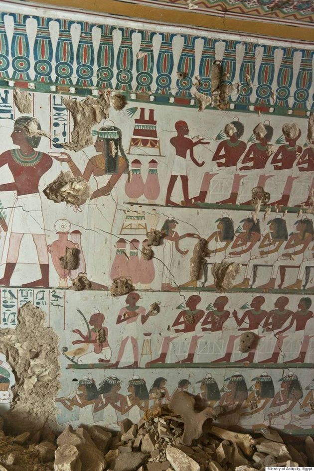 놀라운 벽화가 그려진 고대 이집트 무덤이 발견됐다(사진)