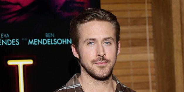 Canadian actor Ryan Gosling poses for photographers at the London Institution in central London, after making his directorial debut with Lost River, Thursday, 9 April, 2015. (Photo by Joel Ryan/Invision/AP)