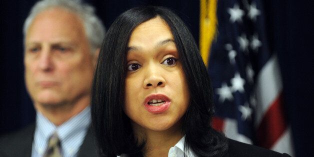 볼티모어 경찰 기소한 35세 흑인 여자 검사(사진)