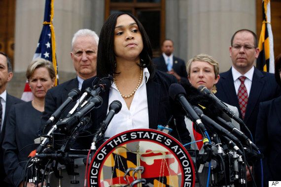 볼티모어 경찰 기소한 35세 흑인 여자 검사(사진)