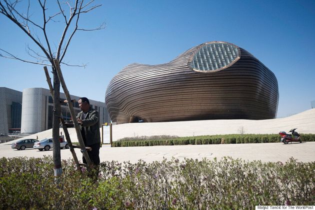 중국 사막의 유령 도시 오르도스의 캉바시에도 삶은 지속된다(화보)