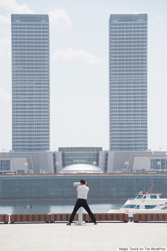 중국 사막의 유령 도시 오르도스의 캉바시에도 삶은 지속된다(화보)