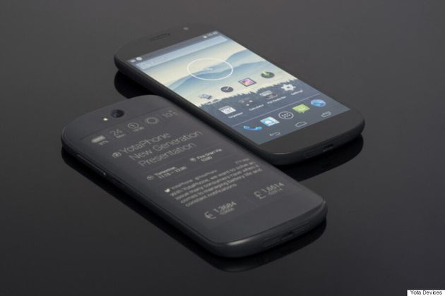 '세계최초 양면 디스플레이' 요타폰2, 미국 상륙 (사진, 동영상)