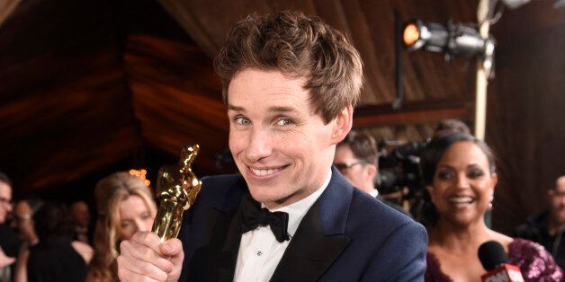 Eddie Redmayne, winner of the award for best actor in a leading role for âThe Theory of Everythingâ, attends the Governors Ball after the Oscars on Sunday, Feb. 22, 2015, in Los Angeles. (Photo by Chris Pizzello/Invision/AP)