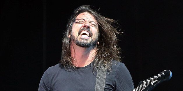 GULF SHORES, AL - MAY 15:  Dave Grohl of Foo Fighters performs at Hangout Music Festival 2015 on May 15, 2015 in Gulf Shores, Alabama.  (Photo by Taylor Hill/Getty Images for Hangout Festival)