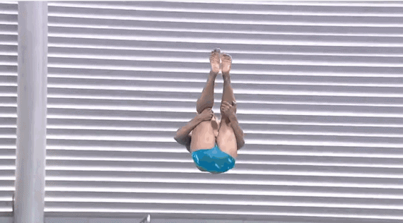 국제대회에서 0.0점을 받은 다이빙 선수의 경기(동영상)