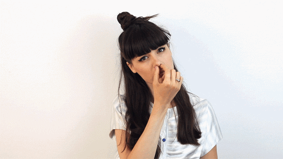 실사와 일러스트를 조합한 GIF 애니메이션(움짤)