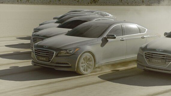 자동차로 그린 '우주로 보내는 메시지'는 어떻게 만들어졌을까