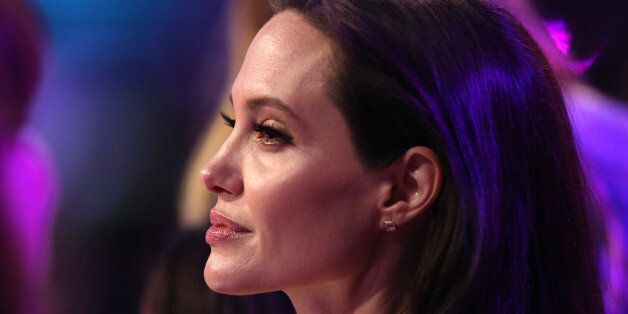 Angelina Jolie appears in the audience at Nickelodeon's 28th annual Kids' Choice Awards at The Forum on Saturday, March 28, 2015, in Inglewood, Calif. (Photo by Matt Sayles/Invision/AP)
