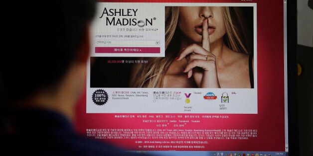 FILE - A June 10, 2015 photo from files showing Ashley Madison's Korean web site on a computer screen in Seoul, South Korea. Hackers claim to have leaked a massive database of users from Ashley Madison, a matchmaking website for cheating spouses. In a statement released Tuesday, Aug. 18, 2015, a group calling itself Impact Team said the site's owners had not bowed to their demands.