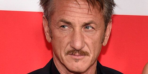 Sean Penn arrives at the Los Angeles premiere of