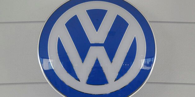 In this Thursday, July 2, 2015, photo, the Volkswagen Group VW emblem is displayed at the New Century Volkswagen dealership in Glendale, Calif. (AP Photo/Damian Dovarganes)