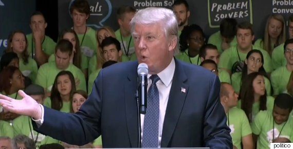 트럼프의 '허위' 주장에 반박하는 한국계 추정 대학생(동영상)