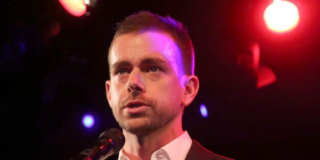 Twitter co-Founder Jack Dorsey speaks at a campaign fundraiser for Democratic Candidate for Public Advocate Reshma Saujani, Wednesday, April 24, 2013 in New York.  (AP Photo/Mary Altaffer)
