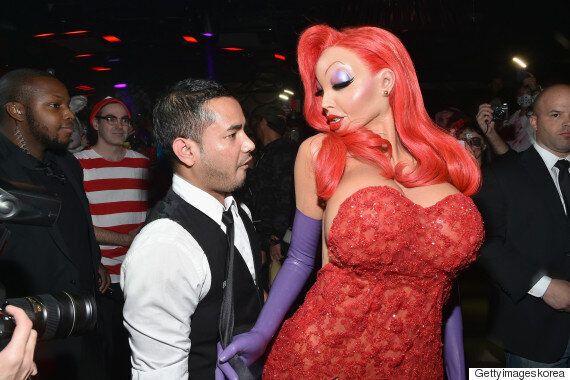 할로윈을 맞이한 하이디 클룸의 제시카 래빗 분장(사진)