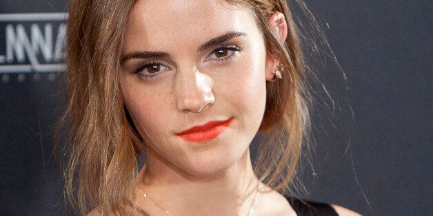 English actress Emma Watson poses for photographers during the photocall of the film: 'Regression' in Madrid, Spain. Thursday, August 27, 2015. (AP Photo/Abraham Caro Marin)