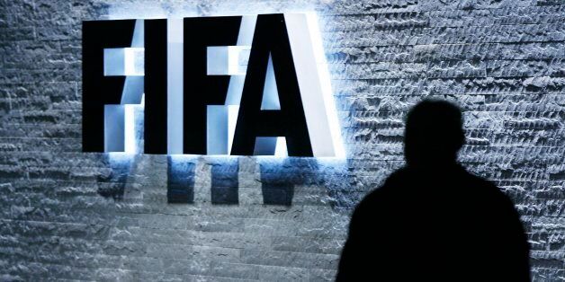 The FIFA logo at the headquarters Zurich, Switzerland, on Monday Oct. 29, 2007. FIFA's executive committee voted unanimously to end its policy of rotating the hosting of World Cups through its six continental confederations.  (AP Photo/Keystone, Steffen Schmidt)