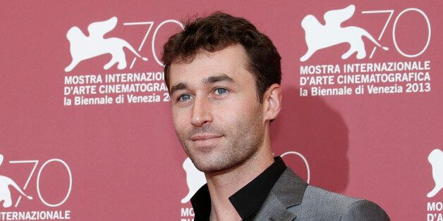 Actor James Deen poses for photographers at the photo call for the film The Canyons at the 70th edition of the Venice Film Festival held from Aug. 28 through Sept. 7, in Venice, Italy, Friday, Aug. 30, 2013. (AP Photo/David Azia)