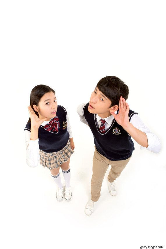 교복 위에 패딩을 입으면 교칙 위반이다?