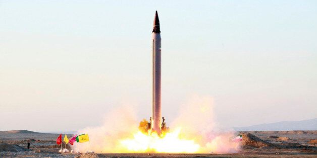 This picture released by the official website of the Iranian Defense Ministry on Sunday, Oct. 11, 2015, claims to show the launching of an Emad long-range ballistic surface-to-surface missile in an undisclosed location. Iran successfully test fired a new guided long-range ballistic surface-to-surface missile, state TV reported on Sunday. It was the first such a test since Iran and world powers reach a historical nuclear deal. Iran's Defense Minister Gen. Hossein Dehghan, told the channel that th