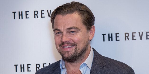 Leonardo DiCaprio poses for photographers during a photo call for the film