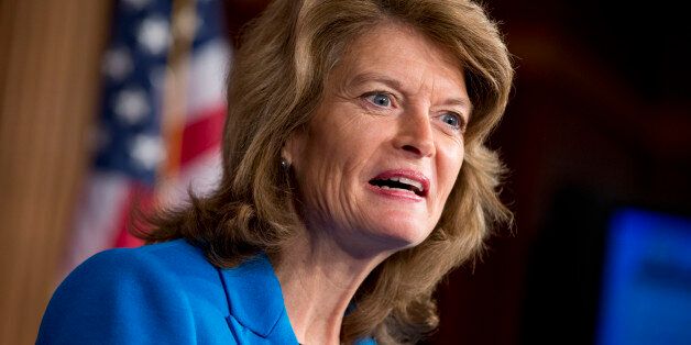 Sen. Lisa Murkowski of Alaska, the top ranking Republican on the Senate Committee on Energy and Natural Resources, speaks to reporters about her blueprint for U.S. energy policy, titled
