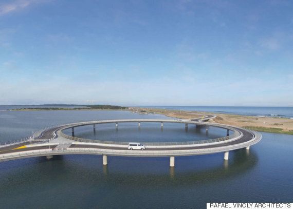 우루과이는 운전자를 위해 원형다리를 만들었다(사진 6장)