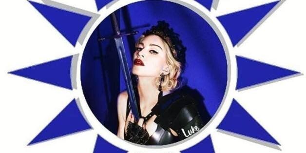 마돈나가 타이페이서 대만 국기를 입자 난리가 났다(사진, 영상)