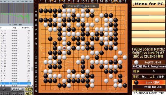 박정환은 커제와 이미 10번기를 벌이고 있다