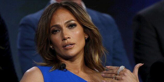 Cast member and executive producer Jennifer Lopez speaks at a panel for the NBC series