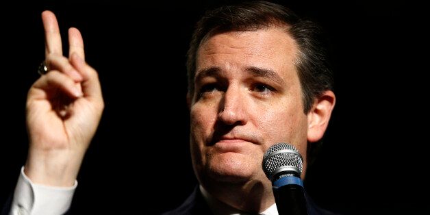 Republican presidential candidate, Sen. Ted Cruz, R-Texas speaks at the Pennsylvania Leadership Conference, Friday, April 1, 2016, in Camp Hill, Pa. (AP Photo/Julio Cortez)