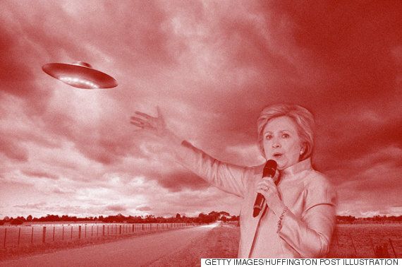 힐러리 클린턴이 UFO로 표를 모으는 방식은 이렇다