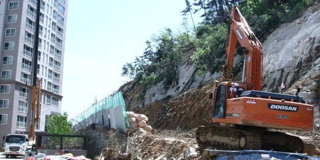거제 아파트 뒷산 산사태, 작년 12월에도 발생했다