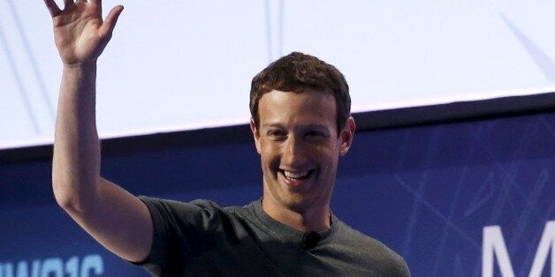 Mark Zuckerberg, founder of Facebook, arrives for a keynote speech during the Mobile World Congress in Barcelona, Spain February 22, 2016. REUTERS/Albert Gea
