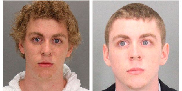 A combination booking photos shows former Stanford University student Brock Turner (L) on January 18, 2015 at the time of arrest and after Turner was sentenced to six months in county jail for the sexual assault of an unconscious woman, in Santa Clara County Sheriff's booking photo (R) released on June 7, 2016.   Courtesy Santa Clara County Sheriff's Office/Handout via REUTERS   ATTENTION EDITORS - THIS IMAGE WAS PROVIDED BY A THIRD PARTY. EDITORIAL USE ONLY