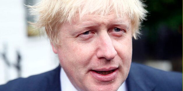 Vote Leave campaign leader, Boris Johnson, leaves his home in London, Britain June 27, 2016.    REUTERS/Neil Hall