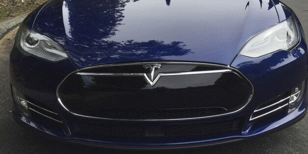 A Tesla Model S electric vehicle is shown in San Francisco, California, U.S., April 7, 2016. REUTERS/Alexandria Sage/File Photo