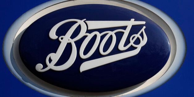 A company logo is pictured outside a branch of Boots the chemists in Manchester northern England, March 17, 2016. REUTERS/Phil Noble