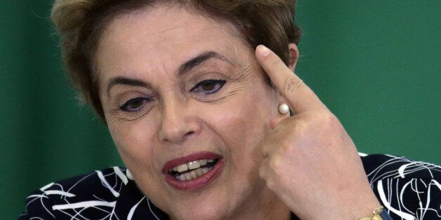 Brazil's President Dilma Rousseff announces an addition to the government subsidized housing program coined