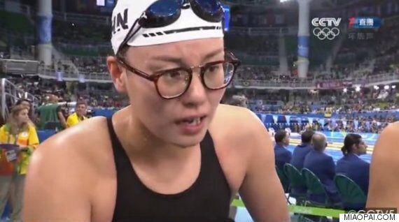 솔직한 반응으로 화제가 된 중국 수영선수가 '생리통'에 대한 솔직한 발언으로 또 한 번 사람들을 놀라게 하다