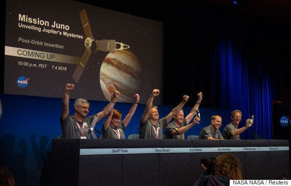 탐사선 '주노'가 목성의 코앞까지 다가갔다