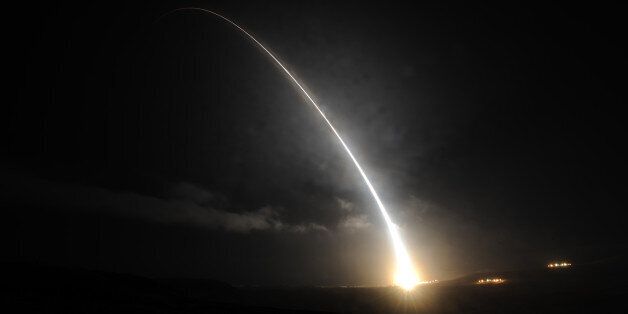 지난 5일(현지시간) 캘리포니아주 반덴버그 공군기지에서 발사된 미니트맨III 대륙간탄도미사일(ICBM)