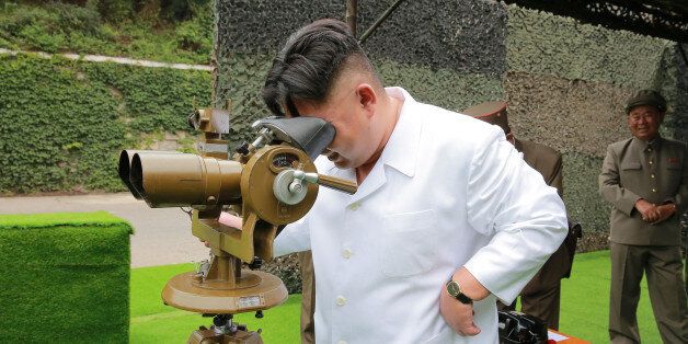 North Korean leader Kim Jong Un provides field guidance during a fire drill of ballistic rockets by Hwasong artillery units of the KPA Strategic Force, in this undated photo released by North Korea's Korean Central News Agency (KCNA) in Pyongyang September 6, 2016. KCNA/via Reuters   ATTENTION EDITORS - THIS PICTURE WAS PROVIDED BY A THIRD PARTY. REUTERS IS UNABLE TO INDEPENDENTLY VERIFY THE AUTHENTICITY, CONTENT, LOCATION OR DATE OF THIS IMAGE. FOR EDITORIAL USE ONLY. NO THIRD PARTY SALES. SOUT