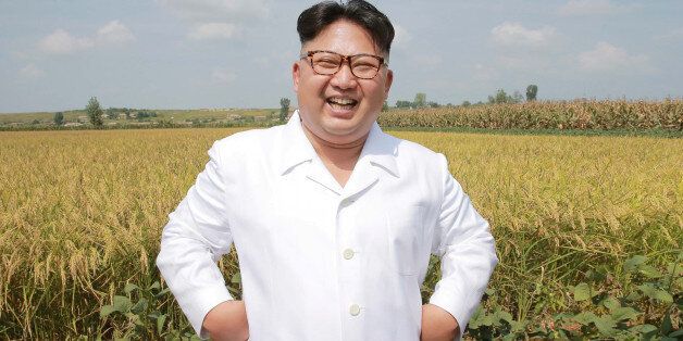 North Korean leader Kim Jong Un provides field guidance to Farm No. 1116 under KPA Unit 810, in this undated photo released by North Korea's Korean Central News Agency (KCNA) in Pyongyang September 13, 2016.   KCNA/via Reuters   ATTENTION EDITORS - THIS IMAGE WAS PROVIDED BY A THIRD PARTY. EDITORIAL USE ONLY. REUTERS IS UNABLE TO INDEPENDENTLY VERIFY THIS IMAGE. NO THIRD PARTY SALES. SOUTH KOREA OUT.