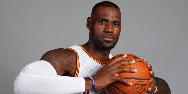 Cleveland Cavaliers forward LeBron James poses during a NBA basketball media day, Monday, Sept. 26, 2016, in Independence, Ohio. (AP Photo/Ron Schwane)
