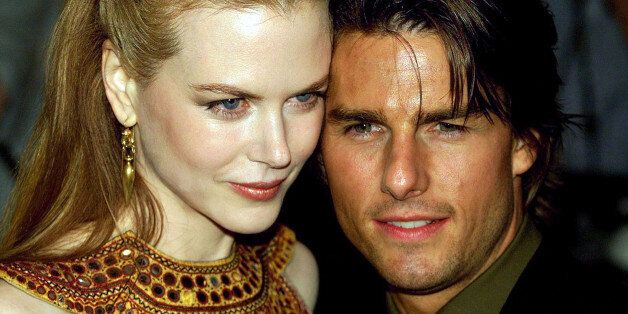 Australian Nicole Kidman and husband Tom Cruise of the U.S. arrive for the U.K. premier of Stanley Kubrick's