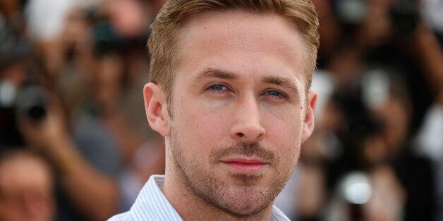 Director Ryan Gosling poses during a photocall for the film
