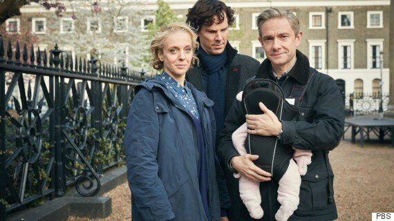 ‘셜록4'에는 부부로 나오지만, 마틴 프리먼과 아만다 애빙턴은 이미 이혼했다